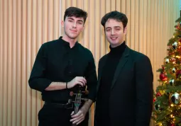 il Duo violoncello e pianoforte Matteo Fabi e  Umberto Ruboni